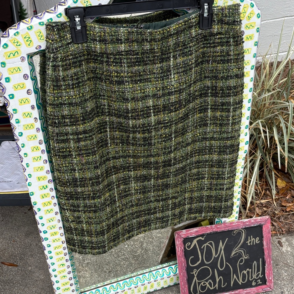 Stylish Green Plaid Women's Skirt